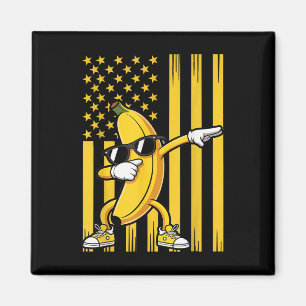 Íman Bananas Gráficas Bandeira Americana Dos EUA Dabbin