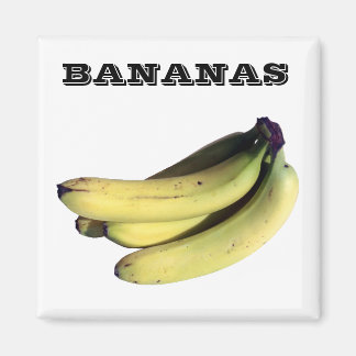 Íman Bananas - (Imã de geladeira Sqare)