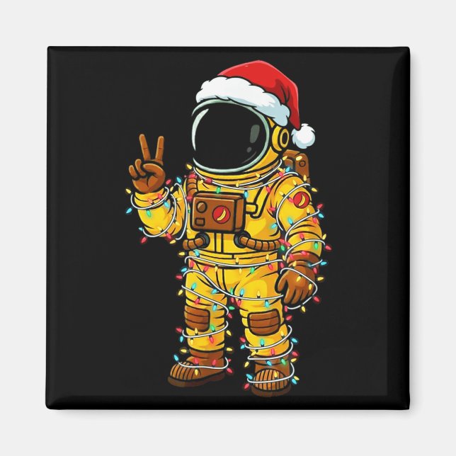 Íman Bananaut Space Explorer - Christmas Astronaut Ligh (Frente)