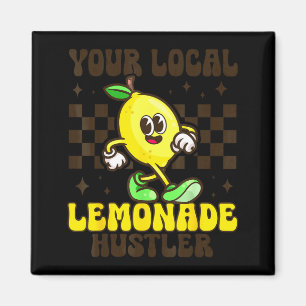 Íman Banca de Limonada Empresário de Limonada Divertida
