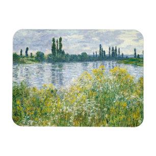 Íman Bancos de Claude Monet do Seine, Vetheuil, 1880