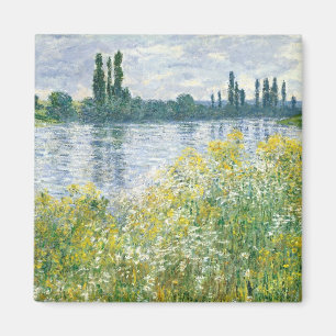Íman Bancos de Claude Monet do Seine, Vetheuil, 1880