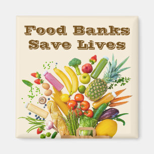 Íman Bancos de comida salvam vidas