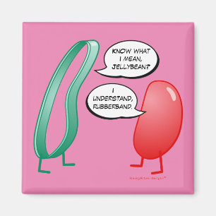 Íman Banda de borracha e gelatina são engraçadas, cri