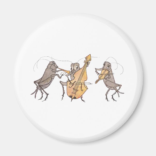 Íman Banda de críquete com Horn, Cello e Violin (Frente)