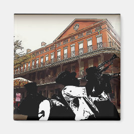 Íman Banda de latão Trimestre francês Nova Orleans