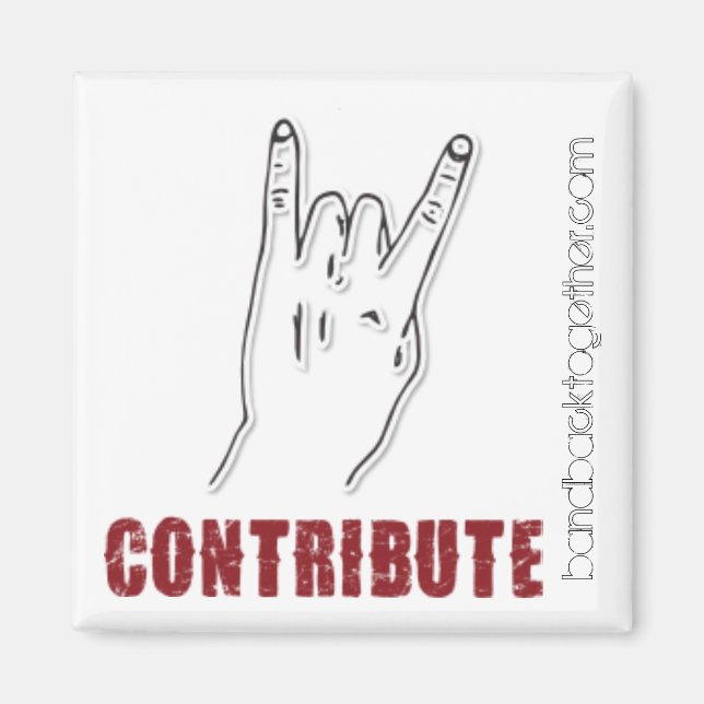 Íman Banda Junto Com O Magnet Do Contribute (Frente)