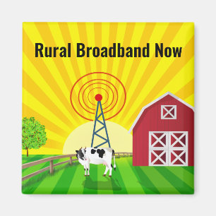 Íman Banda larga rural agora