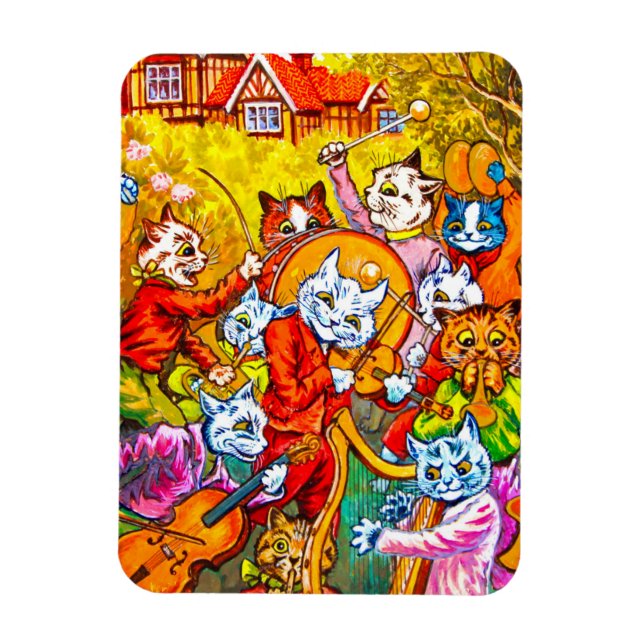 Íman Banda Musical de Gatos (Vertical)