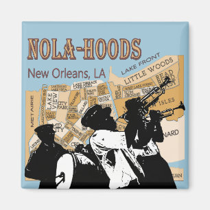 Íman Banda Nola Hoods Brass