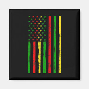 Íman Bandeira Afro-Americana Para História Negra Mês