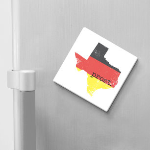 Íman Bandeira alemã do Texas angustiado Prost