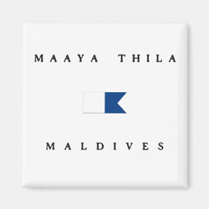 Íman Bandeira alfa do mergulho de Maaya Thila Maldives