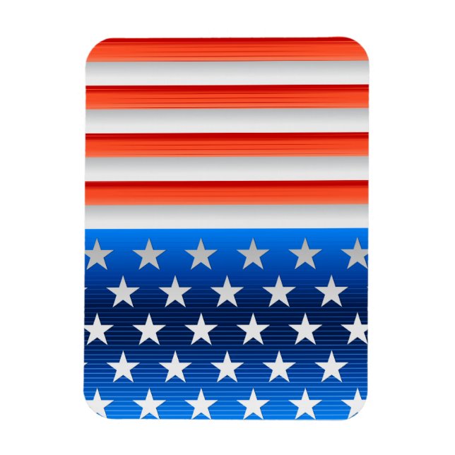Íman Bandeira Americana (Vertical)