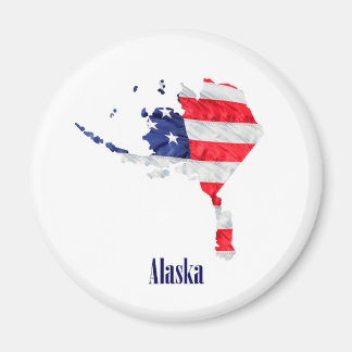 Íman Bandeira Americana Alasca Estados Unidos