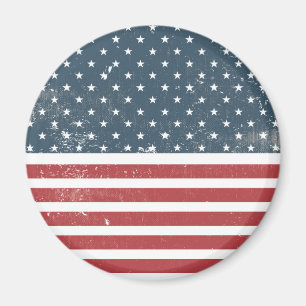 Íman bandeira americana angustiada