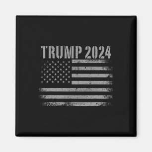 Íman Bandeira Americana Angustiada 2024 Usa Patriótica