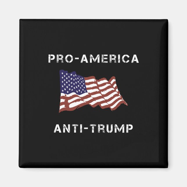 Íman Bandeira Americana Anti-Trump (Frente)