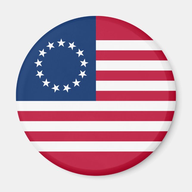 Íman Bandeira americana Betsy Ross (Frente)