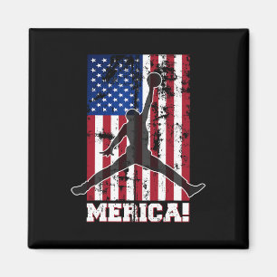 Íman Bandeira Americana Bysketbyll Estado Unidos Bandei