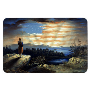 Íman Bandeira Americana Celestial no Céu, Guerra Civil