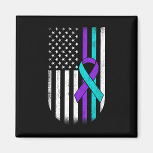 Íman Bandeira Americana de Apoio à Prevenção do Suicídi