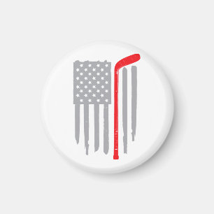 Íman Bandeira americana de hóquei