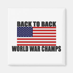 Íman Bandeira americana de volta aos campeões traseiro