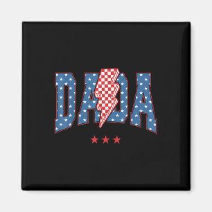 Íman Bandeira Americana de Xadrez Dada Relâmpago de 4 d