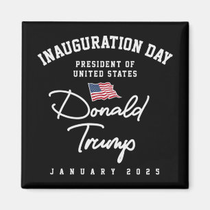 Íman Bandeira Americana do Dia de Inauguração