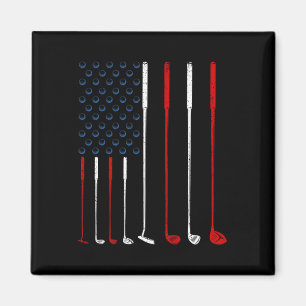 Íman Bandeira Americana do Golf Clubs