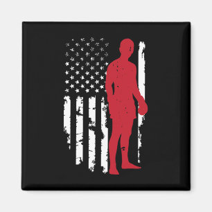 Íman Bandeira Americana dos EUA Boxe Kickboxing Patriót