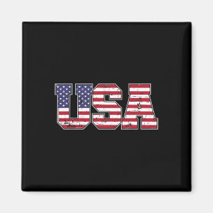 Íman Bandeira Americana Dos EUA Para O Dia Da Independê