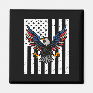 Íman Bandeira Americana Eagles 4 De Julho De 1776 Liber