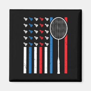 Íman Bandeira Americana Engraçada Com Volantes de Badmi