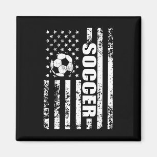 Íman Bandeira Americana Futebol Patriótico Futebol