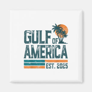 Íman Bandeira Americana G.2025 Do Golfo De Eua