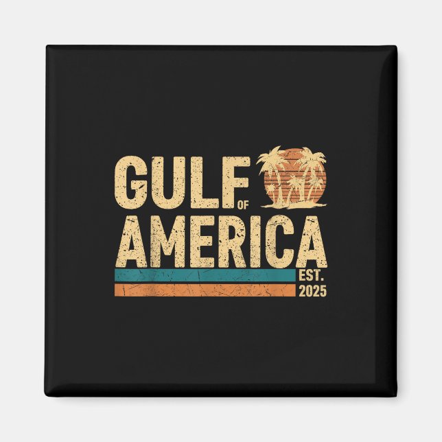 Íman Bandeira Americana G.2025 Do Golfo De Eua (Frente)
