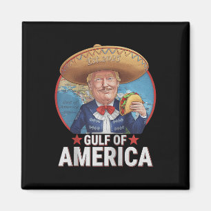 Íman Bandeira Americana G.2025 Do Golfo De Eua