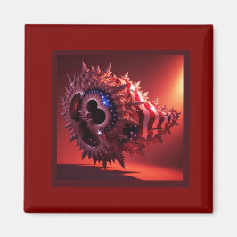 Íman Bandeira Americana Infundida no Tubo de Mandelbrot