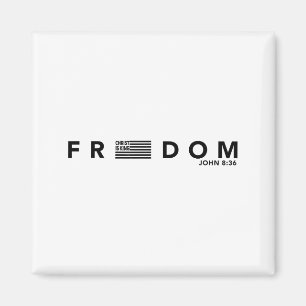 Íman Bandeira Americana Liberdade Cristo É Rei Liberta