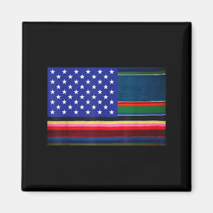Íman bandeira americana mexicana serape cinco de mayo p