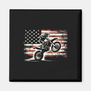 Íman Bandeira Americana Moto Bicicleta Motocross Ciclis
