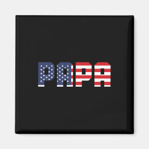 Íman Bandeira Americana Papa Homens 4 De Julho