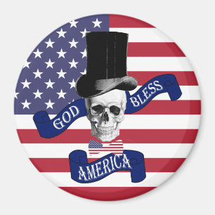 Íman Bandeira Americana Patriótica