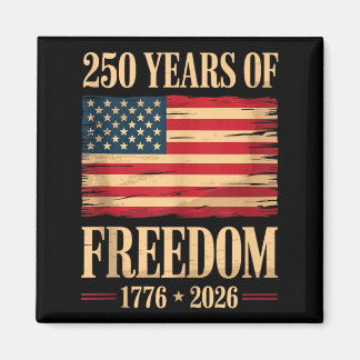 Íman Bandeira americana patriótica 4 de julho 250º aniv