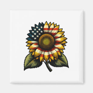 Íman Bandeira Americana Patriótica Cueca Mulher 4º