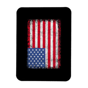 Íman Bandeira Americana Patriótica dos EUA Para Homens 