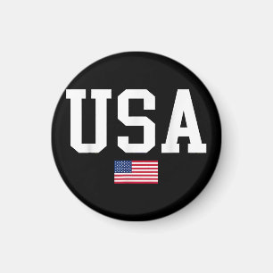 Íman Bandeira Americana Patriótica dos EUA Para Homens 