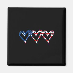 Íman Bandeira Americana Patriótica Forças Armadas 4t